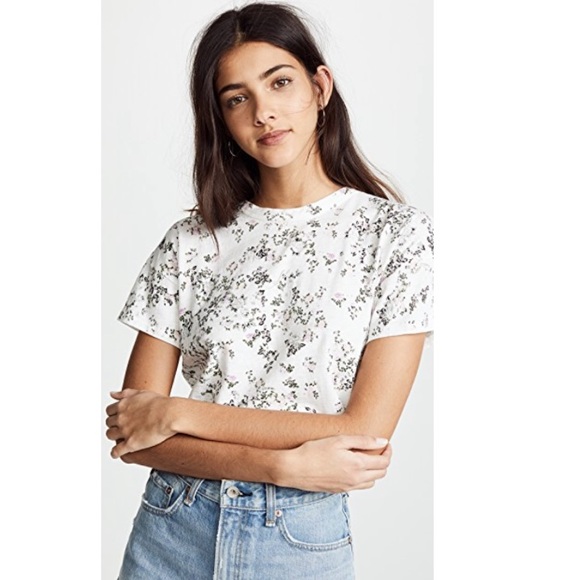 rag and bone floral tee